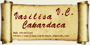 Vasilisa Capardača vizit kartica